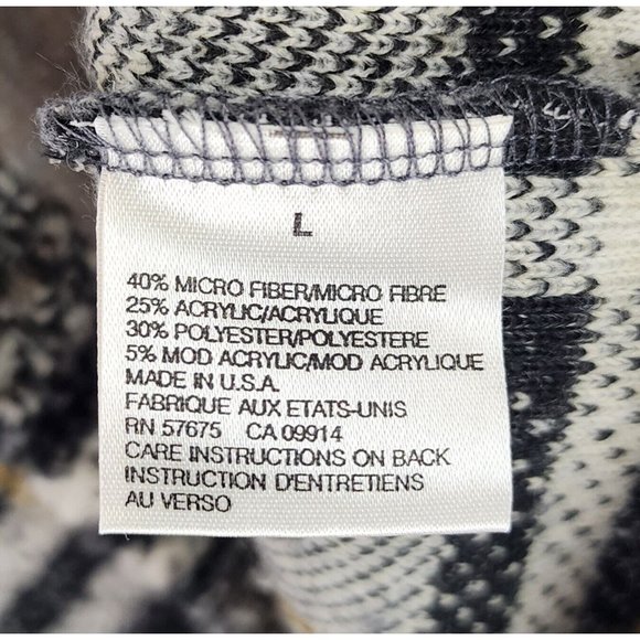 Adrienne Vittadini Vest Womens Large Gray Plaid Button Up Pockets Vintage USA - Picture 8 of 9